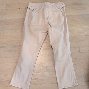Beige Casual Pants